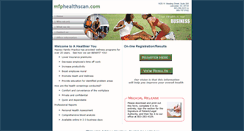 Desktop Screenshot of mfphealthscan.com